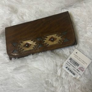 American West Leather wallet